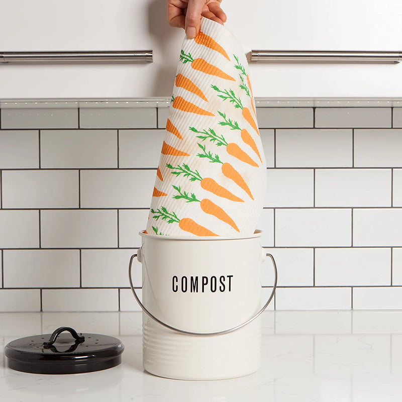 Ecologie | Swedish Dry Mat - Blueberries, a natural, compostable kitchen accessory from Athens Cooks, renowned for its impressive absorbency and eco-friendly design.