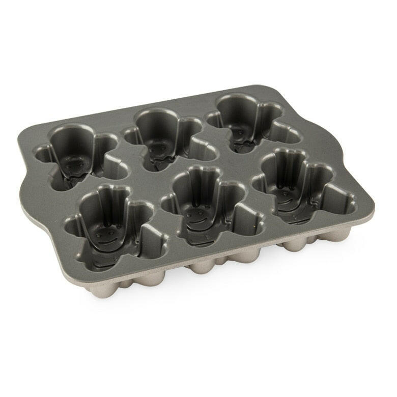 Nordic Ware | Gingerbread Kids Cakelet Pan.