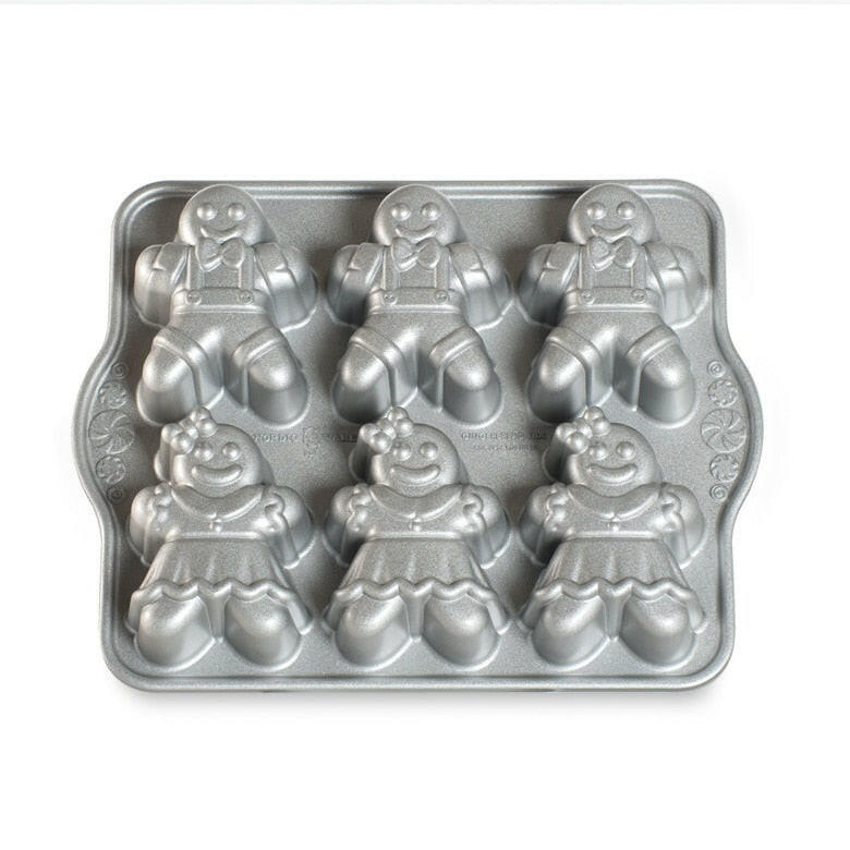 Nordic Ware | Gingerbread Kids Cakelet Pan.