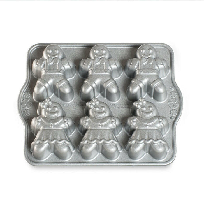 Nordic Ware | Gingerbread Kids Cakelet Pan.