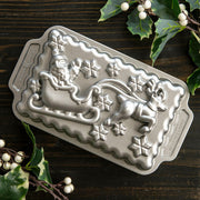 Nordic Ware | Santa's Sleigh Loaf Pan.