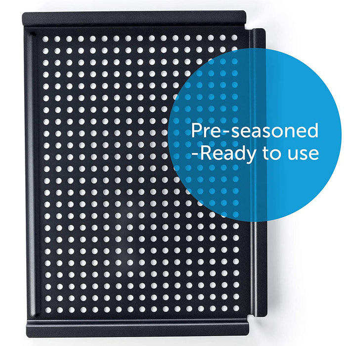 BK | Black Steel Perforated BBQ Grill Tray