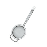 Rösle Fine Mesh Kitchen Strainer, 9.5 stainless steel, perfect for straining, sifting, dusting, and blanching, dishwasher safe, available at Athens Cooks.