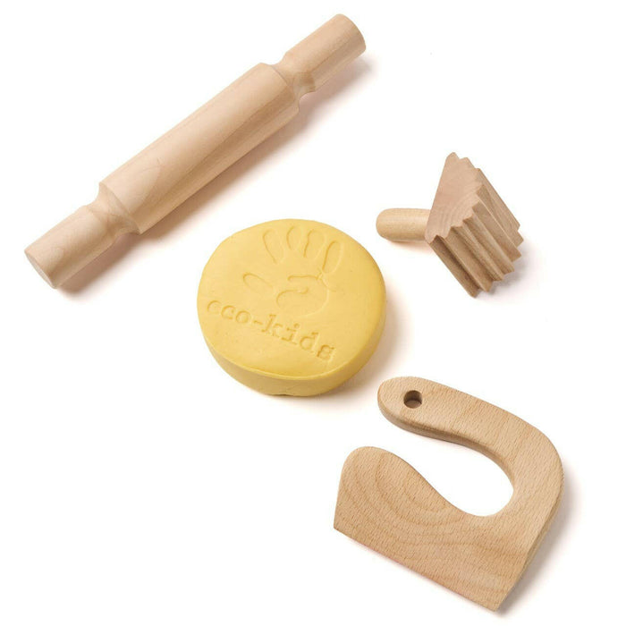 Eco-Kids | Assorted Eco-Dough Wooden Tools.