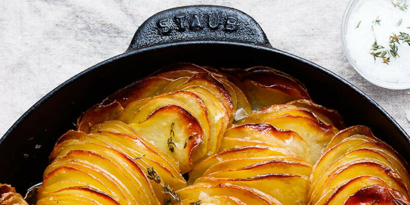 Staub | 10 Inch Fry Pan with Spout.