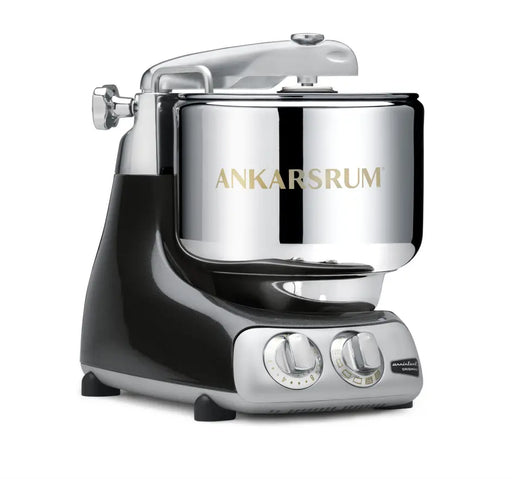 Ankarsrum | Stand Mixers in Store - Cloudy Pink: Electric mixer with a 7-liter bowl and control knobs, ideal for heavy doughs.