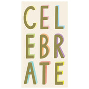 Hester & Cook Birthday Collection - Birthday Candles Guest Napkin, featuring whimsical candle designs, perfect for adding a festive touch to any birthday table setting.