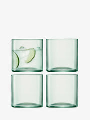 LSA International Canopy Highball Glass, 9oz, from the Canopy Carafe + Glassware Collection, showcasing sustainable design with unique air bubbles, part of Athens Cooks' curated kitchenware.