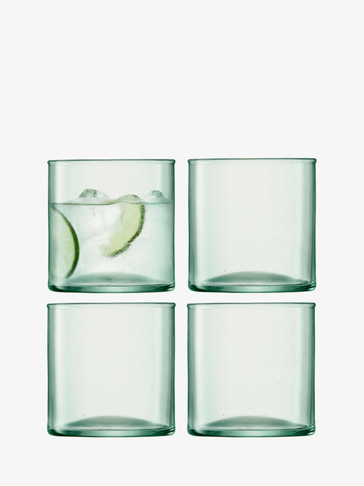 LSA International Canopy Highball Glass, 9oz, from the Canopy Carafe + Glassware Collection, showcasing sustainable design with unique air bubbles, part of Athens Cooks' curated kitchenware.