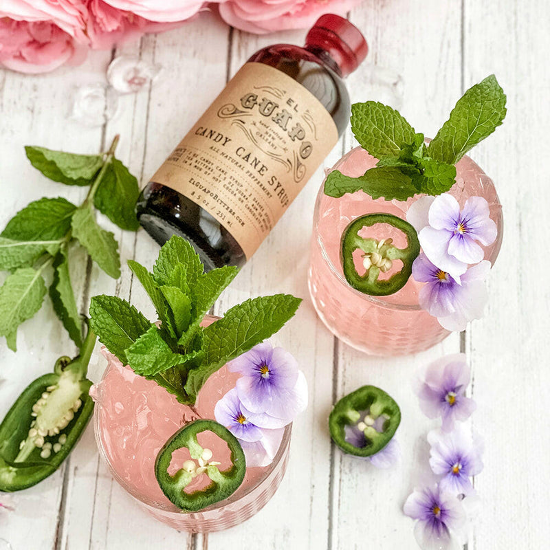 El Guapo | Craft Cocktail Syrups - Almond Orgeat in a sleek bottle, perfect for enhancing cocktails with its unique almond flavor, ideal for mixology enthusiasts.