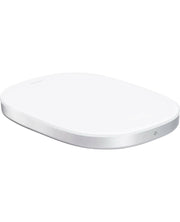 Zwilling Digital Kitchen Scale - Silver with seamless glass surface, concealed display, and tare function, ideal for precise measurements up to 22lb, includes rechargeable battery and USB cable.