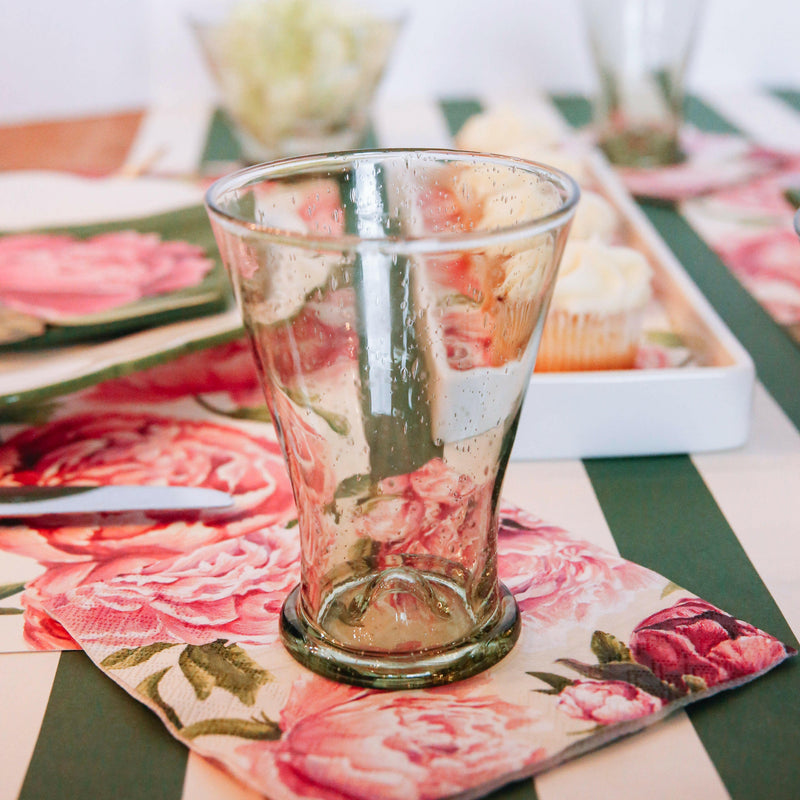 Peony Cocktail Napkins from the Hester & Cook Peony Paper Collection, showcasing artistic pink peony designs, perfect for adding elegance to any spring gathering.