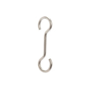 J.K. Adams | Extension Hooks - Small - 4: Nickel-plated hooks for pot racks, offering customizable height adjustments for efficient kitchen organization.