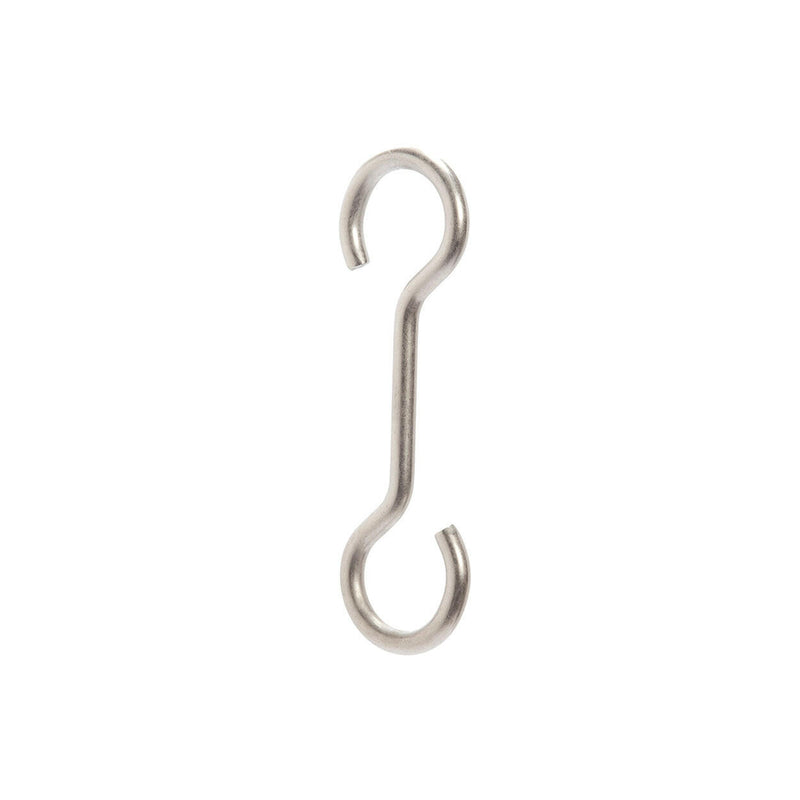 J.K. Adams | Extension Hooks - Small - 4: Nickel-plated hooks for pot racks, offering customizable height adjustments for efficient kitchen organization.