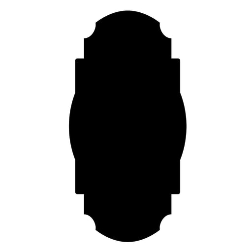 Hester & Cook's Black Frame Table Accent serves as a stylish place card, ideal for personalizing table settings at elegant occasions.