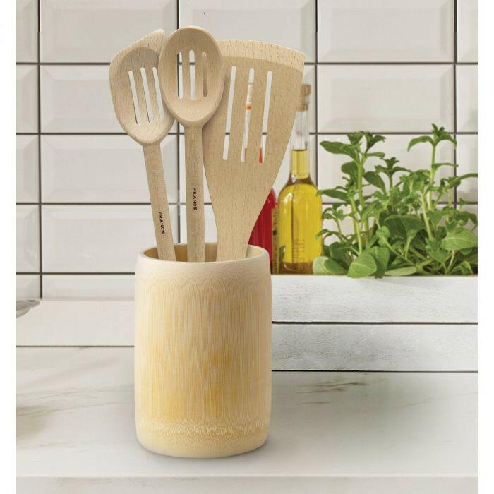 Harold Imports | French Beechwood Spoons - 17 Deluxe Heavyweight, ideal for mixing and serving hearty dishes, expertly crafted for durability and kitchen versatility.