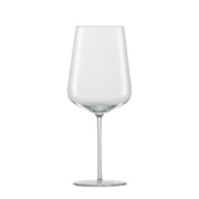 Set of 6 Schott Zwiesel Vervino Burgundy glasses featuring thin-walled bowls, fine stems, and wide feet, ideal for enhancing wine-tasting experiences.