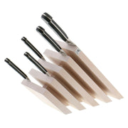 J.A. Henckels Italian Beechwood Magnetic Knife Block, upright and natural, showcasing knife storage elegance crafted in Italy by skilled artisans.