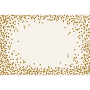 Hester & Cook | Gold Celebration Collection - Gold Confetti Runner, featuring luxurious foil accents, perfect for adding sophistication to festive occasions.