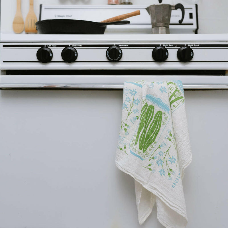 HAZELMADE | Pickles + Petals Tea Towel.