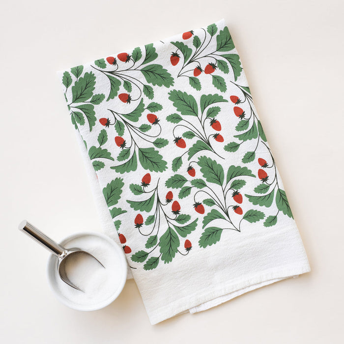 Hazelmade | Strawberries Tea Towel