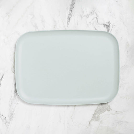 Fable New York | Large Tray - Glass Slipper, perfect for serving or organizing, shown on a marble surface, highlighting elegant design and ample size.