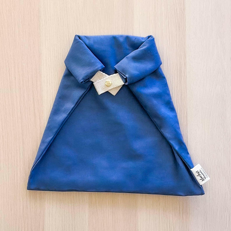 Marley's Monsters | Linen Bread Bag - Cadet - Wide, designed for freshness with a food-safe lining, ideal for various loaf sizes.