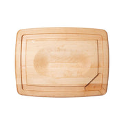 J.K. Adams Maple Reversible Pour Spout Carving Board, large size, featuring a well for easy carving and juice groove, ideal for versatile kitchen tasks.