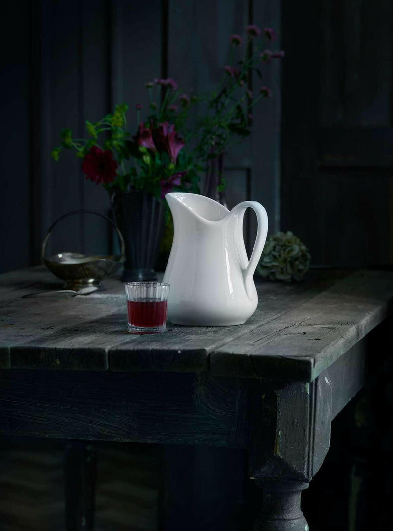 Pillivuyt | Mehun Milk Jug - 9 oz, showcasing classic French design, ideal for serving milk, cream, or sauces, available at Athens Cooks.