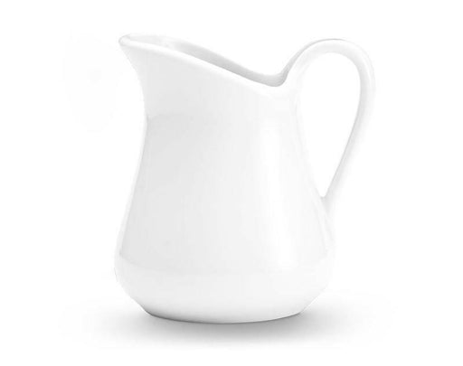 Pillivuyt Mehun Milk Jug, 9 oz, elegantly designed for versatile use in serving milk, cream, or sauces, enhancing any kitchen setting.
