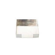 Hester and Cook | Napkin Holders - Silver - Guest Napkin Holder, handmade and silver-plated, perfect for organizing napkins elegantly for any occasion.