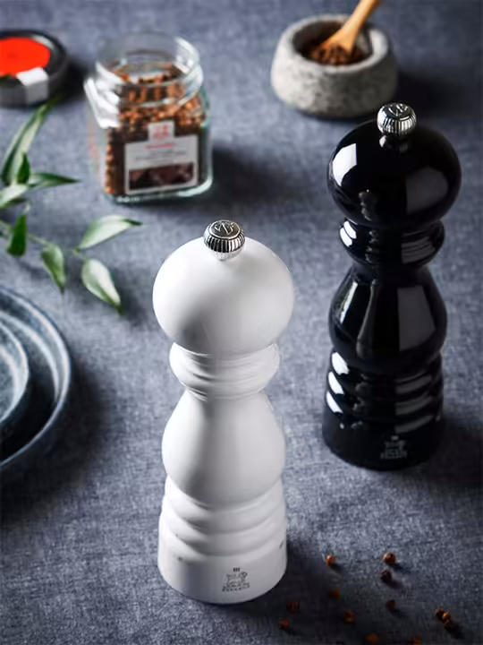 Peugeot | Paris u'Select White Lacquered Salt + Pepper Mills.