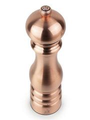Peugeot | Paris Chef u'Select Copper Pepper Mill, 9-inch, featuring a brushed copper finish and ergonomic design with adjustable grind settings, ideal for elegant dining.