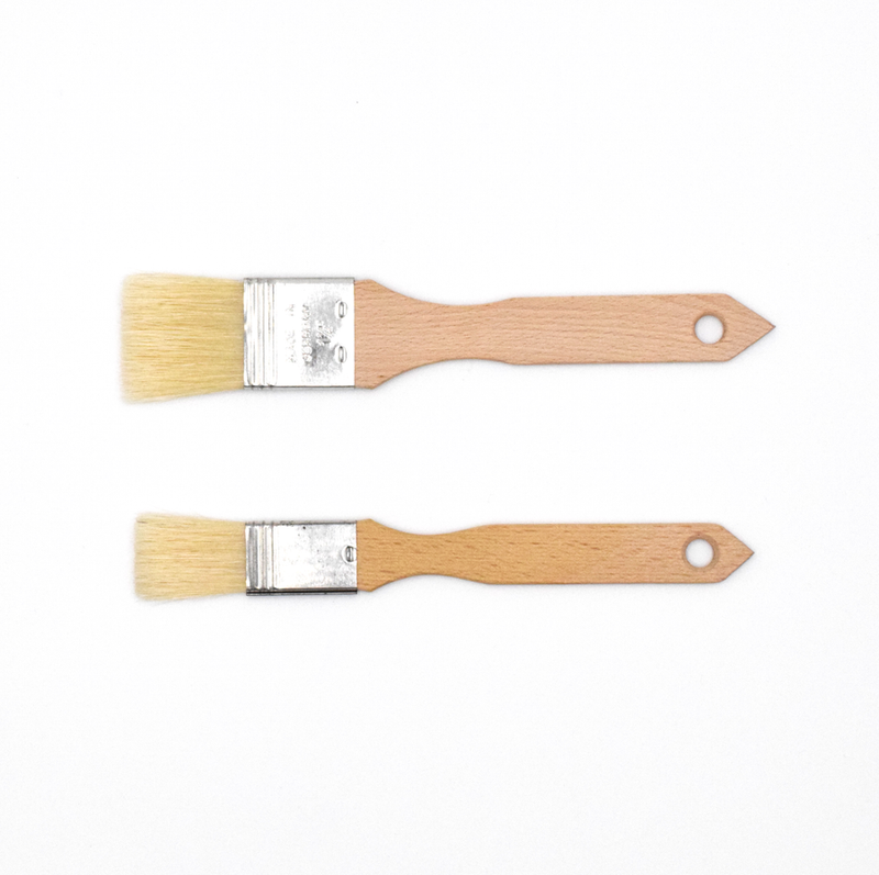 Earth & Nest | Pastry Brushes - 1.5 with untreated beechwood handle and natural bristles, ideal for glazing and basting in kitchen tasks.