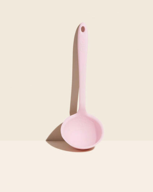 GIR | Ultimate Ladle - Navy with precision pouring edge, deep scoop, and ergonomic handle, ideal for versatile kitchen tasks.