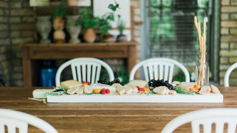 Etú HOME | White Farmtable Plank.