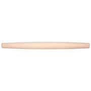 J.K. Adams French Tapered Rolling Pin - 20 1/2 x 1 3/4 Inches, AC Logo Engraved, crafted from textured North American hardwood, ideal for precise dough rolling.