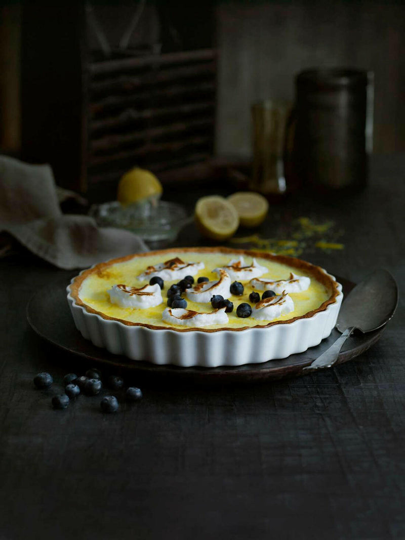 Pillivuyt | Round Tart Dishes - Large, showcasing thin walls for even baking, perfect for achieving beautifully browned crusts, available at Athens Cooks.
