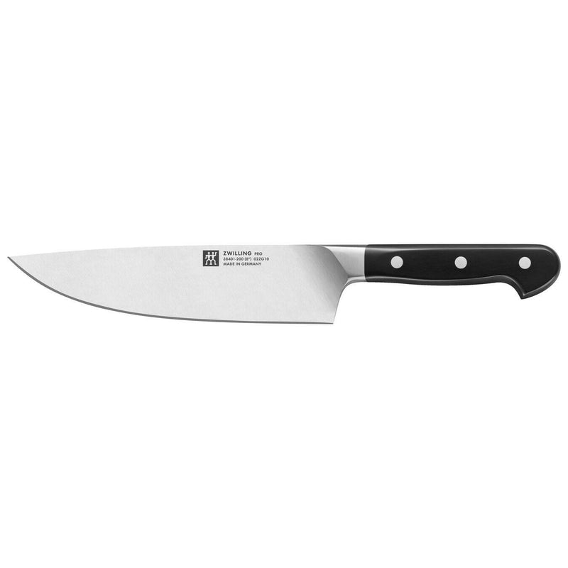 ZWILLING Pro 10 Chef's Knife, precision-forged steel, seamless handle, ideal for versatile cutting, available at Athens Cooks.