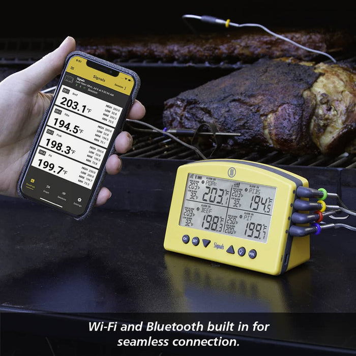 ThermoWorks | Signals BBQ Alarm Thermometer with WiFi & Bluetooth
