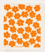 Three Bluebirds Swedish Dishcloths | Swedish Dishcloths - Gerti, featuring a close-up flower pattern, exemplifying sustainable and stylish design for kitchen chores.