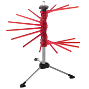 Marcato Tacapasta Pasta Drying Rack - Red, designed for efficient pasta drying, holds up to 2 kg and collapses for easy storage, perfect for any kitchen.