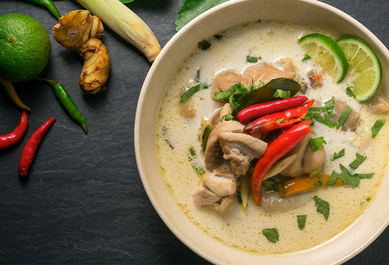 Thai for Two | Cooking Kit - Green Curry, featuring an organic meal kit with reusable bag, perfect for creating authentic Thai flavors at home.