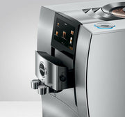 Jura Z10 espresso machine showcasing its sleek design, with advanced features for hot and cold brews, embodying Swiss precision for coffee enthusiasts.