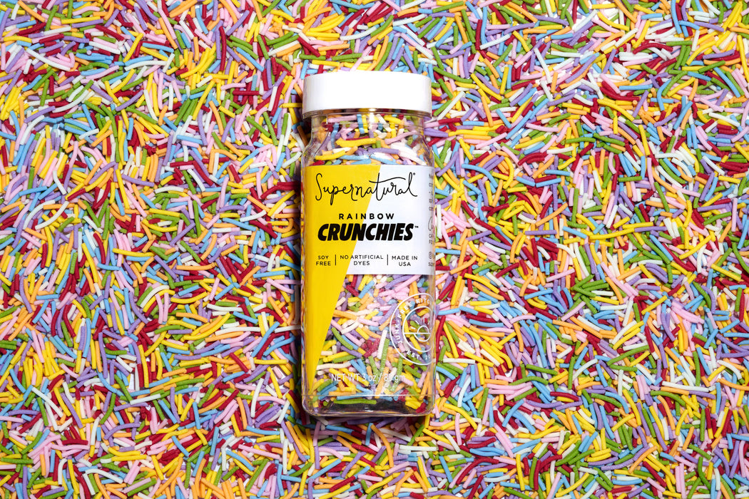 Supernatural | Dye-Free Rainbow Crunchies Sprinkles