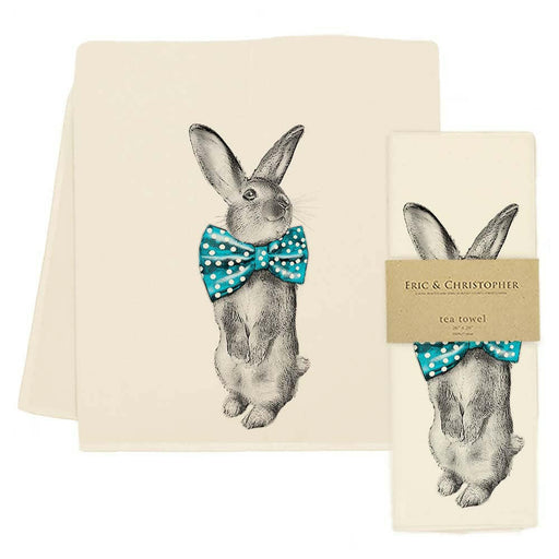 Eric and Christopher | Bunny Bowtie Tea Towel.