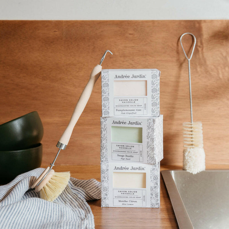 Andrée Jardin | Handled Dish Brush with Replaceable Head.