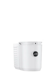 Jura | Cool Control - White - 0.6 L Milk Cooler, designed for precise milk temperature control, complements JURA coffee machines, enhancing coffee preparation with sleek, high-quality aesthetics.