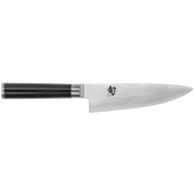 Shun Classic Knife Series 9 Honing Steel features a Damascus-pattern blade and dark octagonal pakkawood handle, ideal for precise culinary tasks.