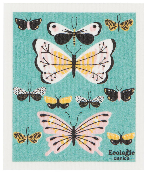 Ecologie | Swedish Sponge Reusable Dishcloth Butterflies